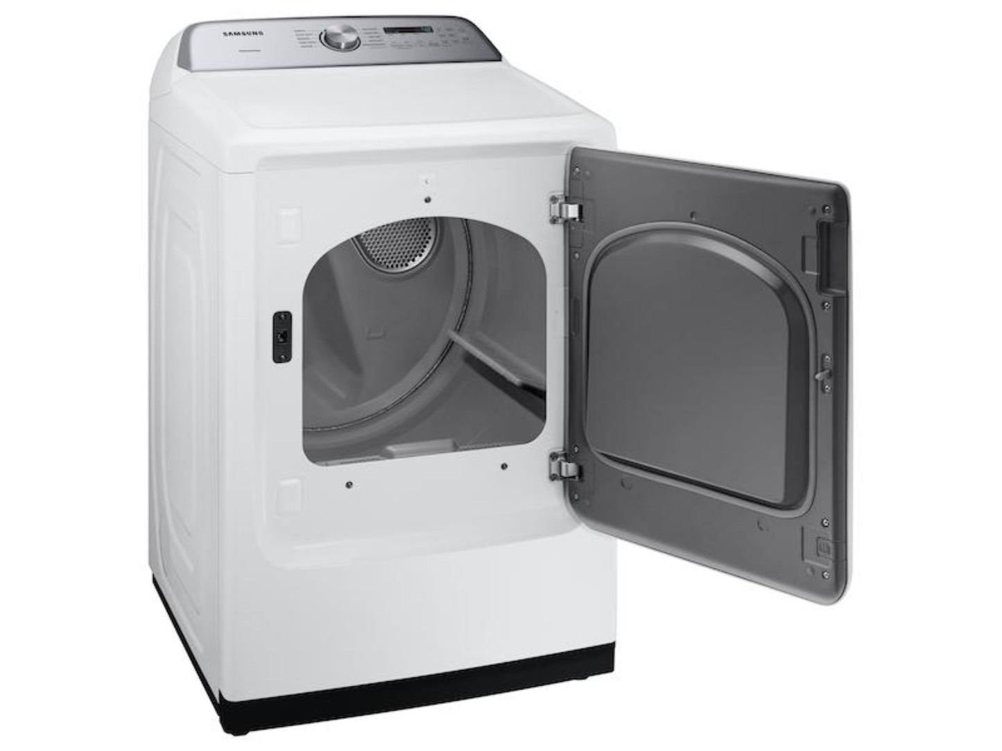 SAMSUNG DVE50R5200W 7.4 cu. ft. Electric Dryer with Sensor Dry in White - DVE50R5200W-KT