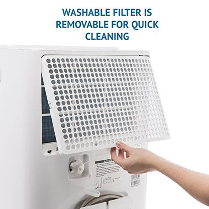 Ivation 95 Pint Energy Star Dehumidifier WITH PUMP - IVALDH95PWWP