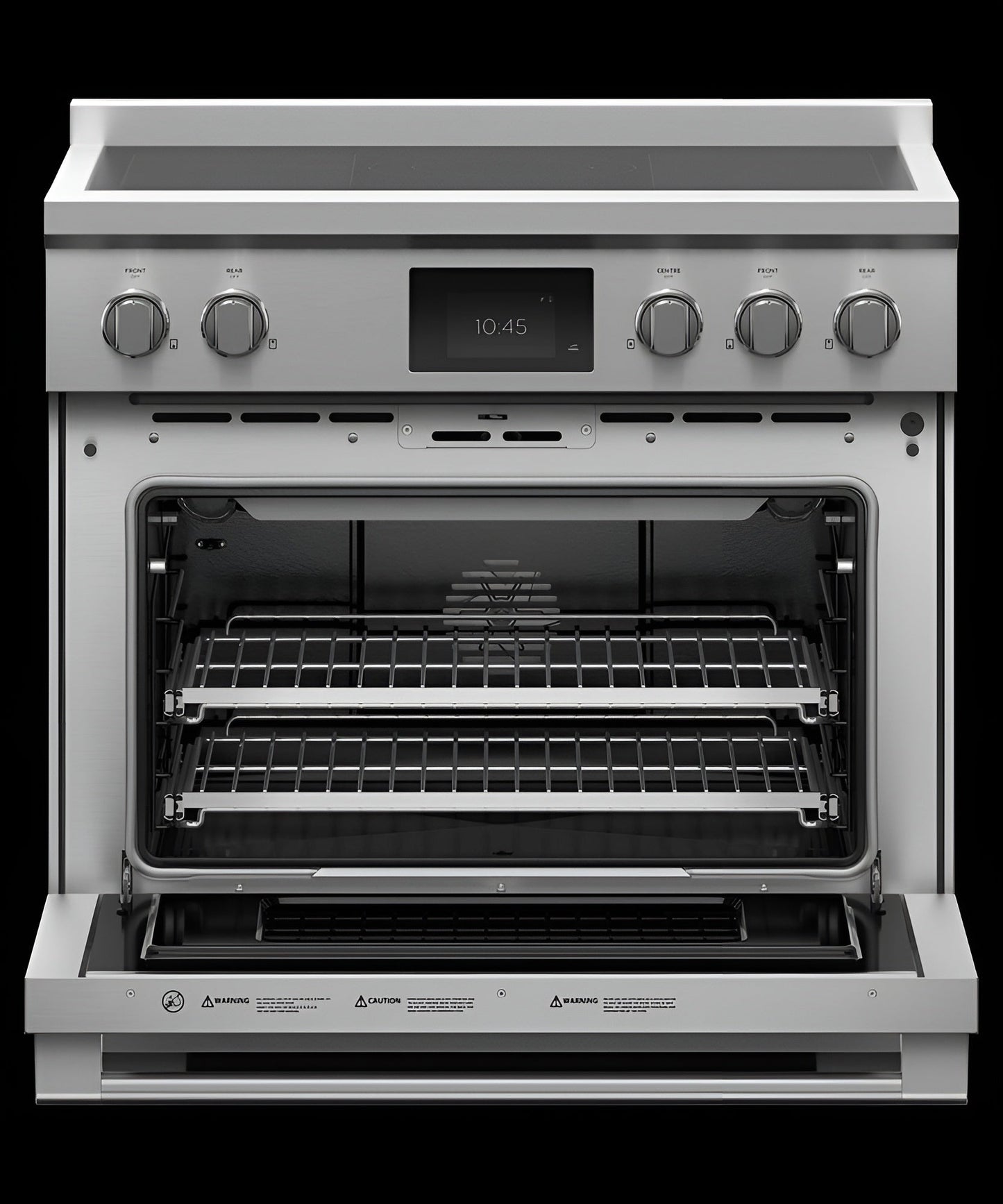 FISHER & PAYKEL RIV3365 Induction Range, 36", 5 Zones with SmartZone, Self-cleaning - RIV3365-KT