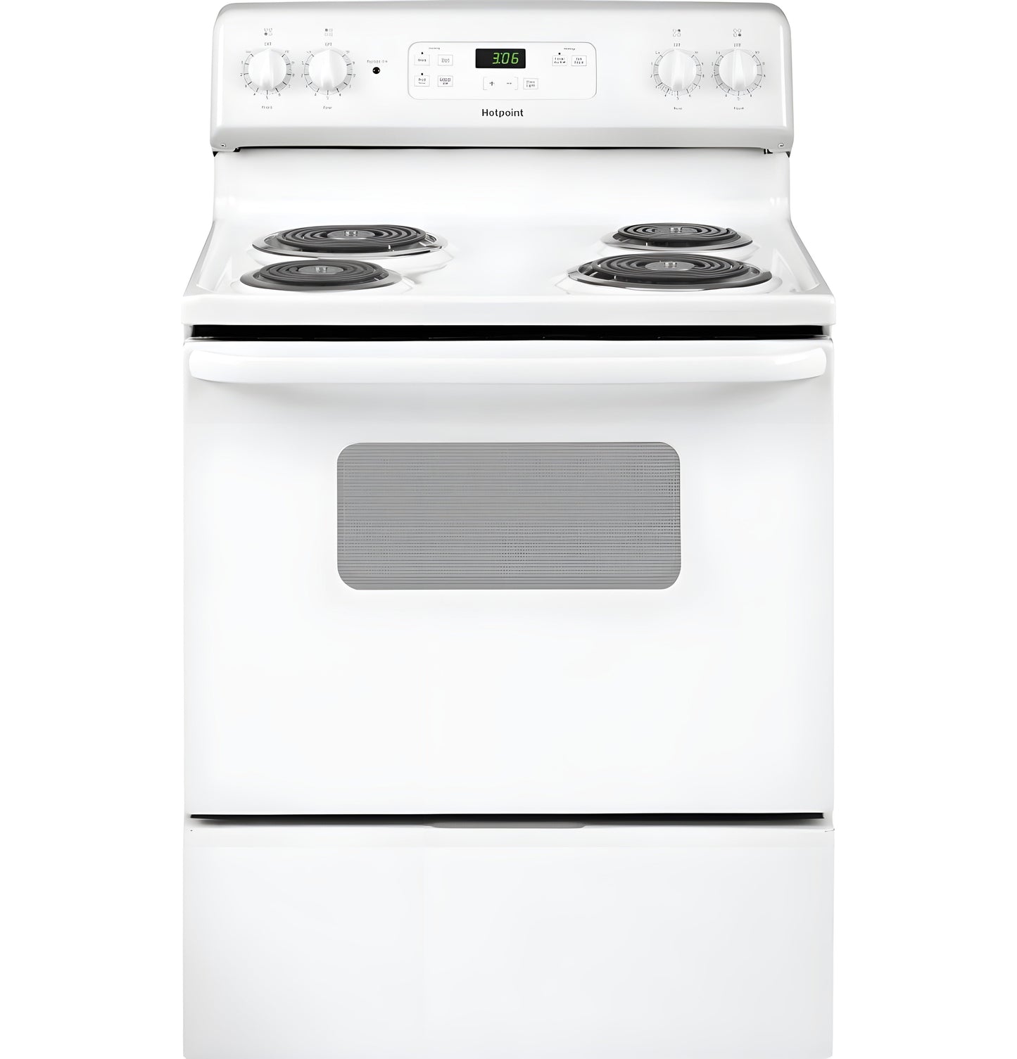 HOTPOINT 30" Free-Standing Standard Clean Electric Range - RBS360DMWW-KT