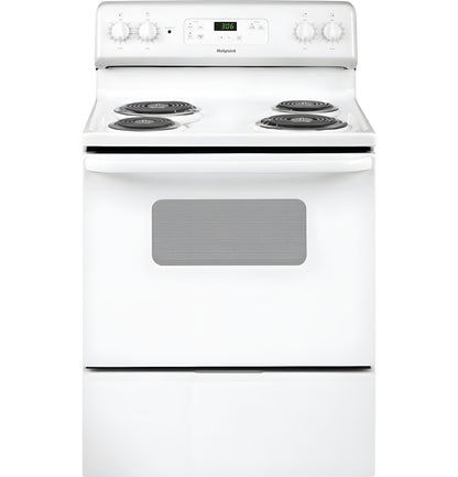 HOTPOINT 30" Free-Standing Standard Clean Electric Range - RBS360DMWW-KT
