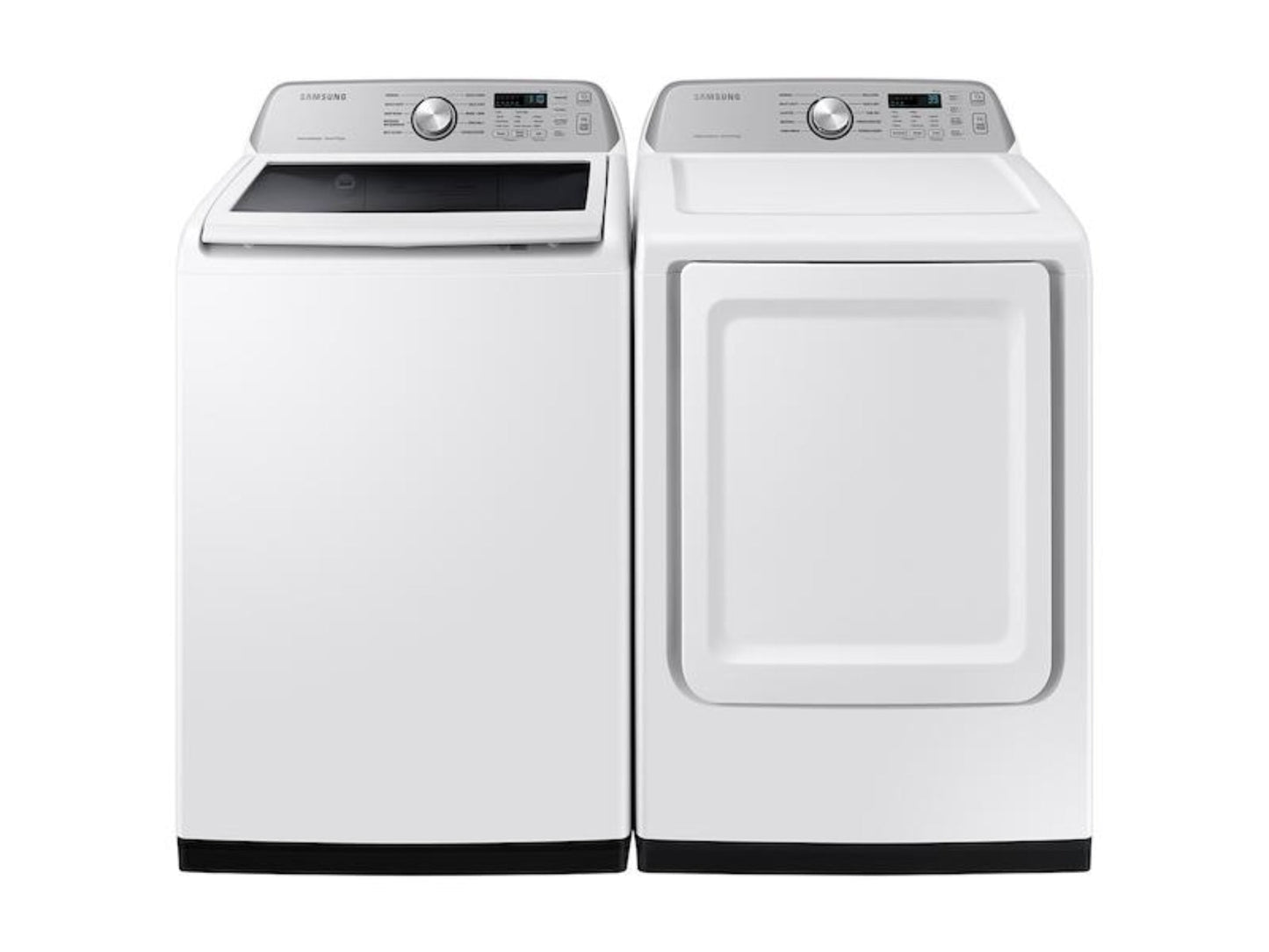 SAMSUNG  7.4 cu. ft. Smart Electric Dryer with Sensor Dry in White - DVE47CG3500W-KT
