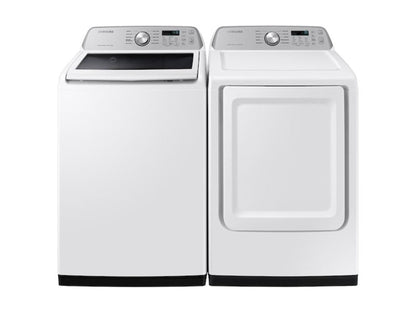 SAMSUNG  7.4 cu. ft. Smart Electric Dryer with Sensor Dry in White - DVE47CG3500W-KT