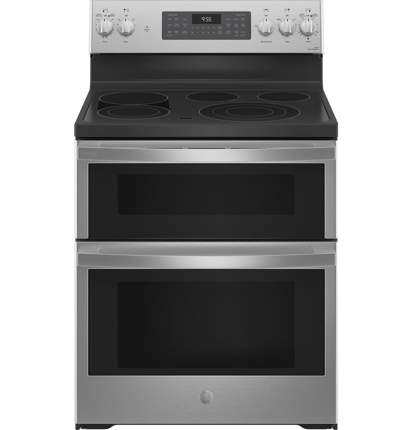 GE APPLIANCES PB965YPFS GE Profile™ 30" Smart Free-Standing Electric Double Oven Convection Range with No Preheat Air Fry - PB965YPFS-KT