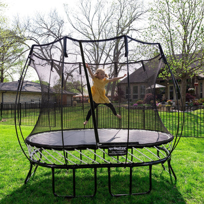 Springfree 6' x 9' Oval Outdoor Backyard Trampoline with FlexiNet and Soft Edge - 318740