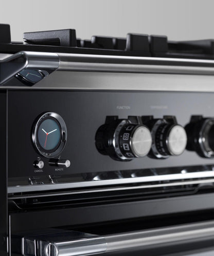 FISHER & PAYKEL OR36SCG6B1 Dual Fuel Range, 36", 5 Burners, Self-cleaning - OR36SCG6B1-KT