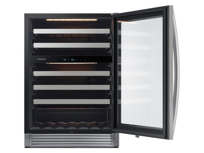 SAMSUNG 51-Bottle Capacity Wine Cooler in Stainless Steel - RW51TS338SR-KT