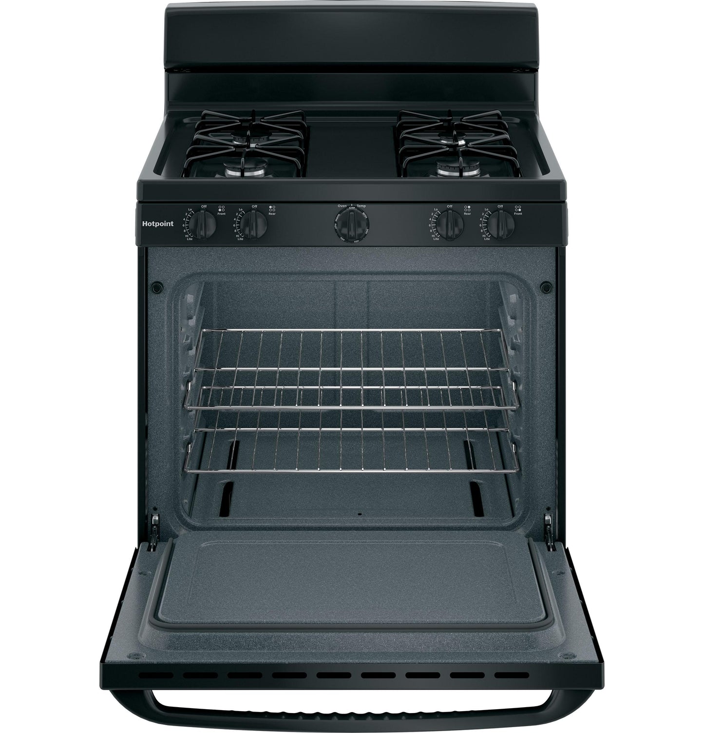HOTPOINT RGBS300DMBB Hotpoint 30" Free-Standing Gas Range - RGBS300DMBB-KT