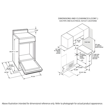 HOTPOINT 20" Front-Control Free-Standing Gas Range with Sealed Burners - RGAS200DMWW-KT