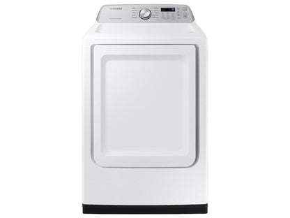 SAMSUNG  7.4 cu. ft. Smart Electric Dryer with Sensor Dry in White - DVE47CG3500W-KT