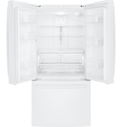 GE APPLIANCES GNE25JGKWW GE® ENERGY STAR® 24.7 Cu. Ft. French-Door Refrigerator - GNE25JGKWW-KT