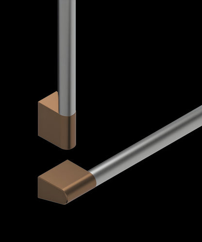 FISHER & PAYKEL AHP3RD3684WDC Professional Round Flush Handle Kit for Integrated Refrigerator Freezer, 36" - AHP3RD3684WDC-KT