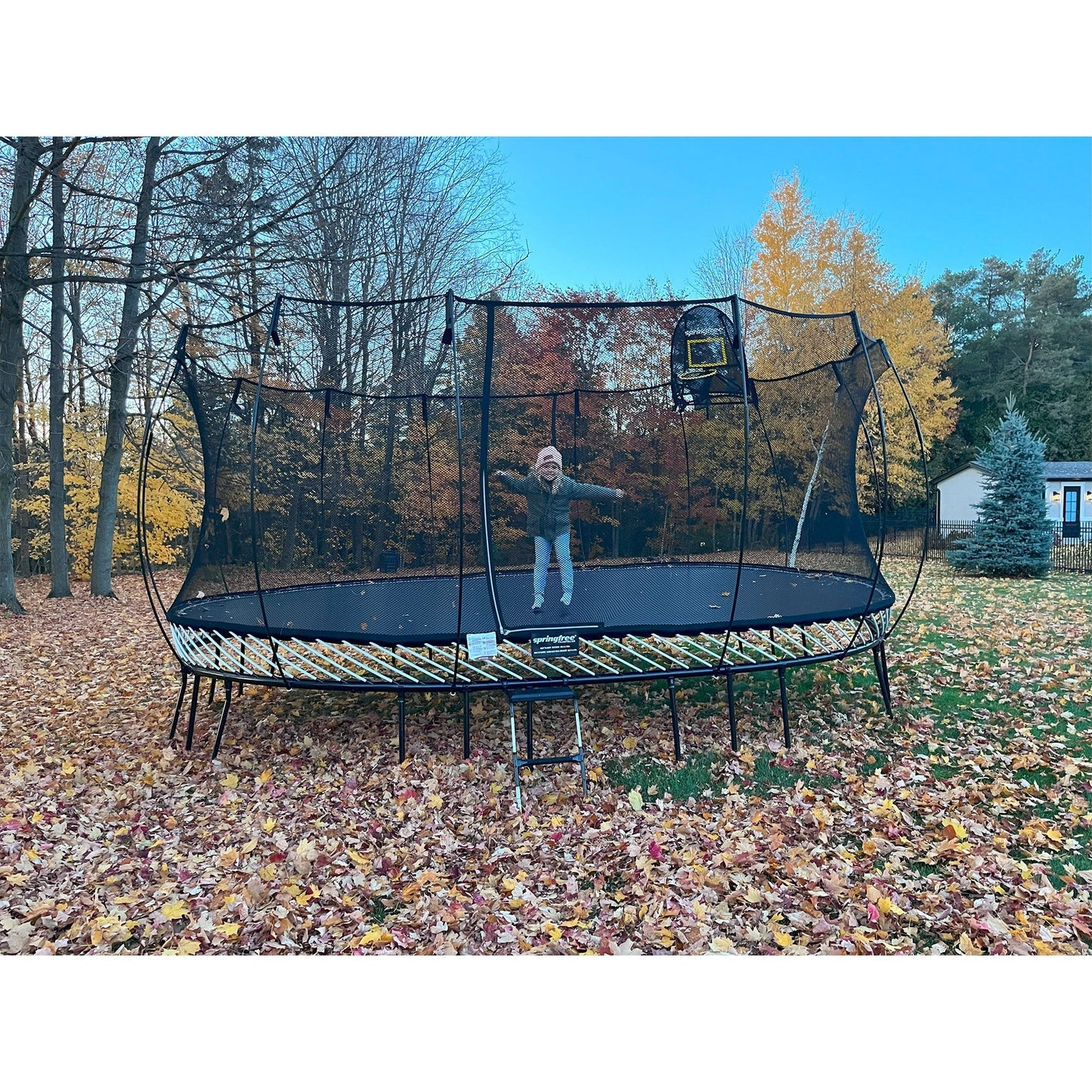 Springfree Trampoline 12'x19' Jumbo Oval Trampoline with 22'x29' Space Required - 398524