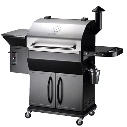 Z Grills 1000D3E Pellet Grill & Smoker with PID Controller 1000D3E - STAINLESS STEEL - ZPG-1000D3E