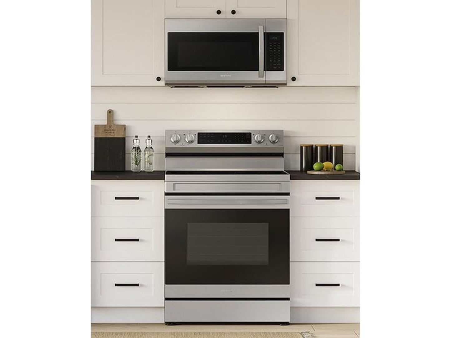 SAMSUNG 6.3 cu. ft. Smart Freestanding Electric Range with No-Preheat Air Fry & Convection in Stainless Steel - NE63A6511SS-KT