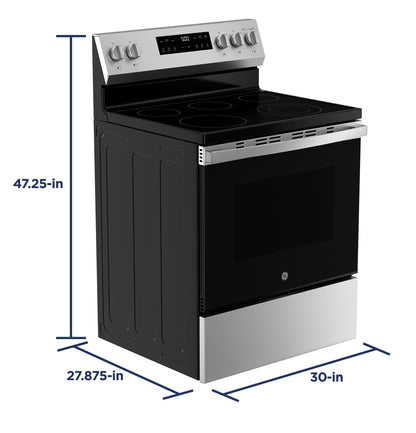 GE APPLIANCES GRF500PVSS GE(R) 30" Free-Standing Electric Range - GRF500PVSS-KT