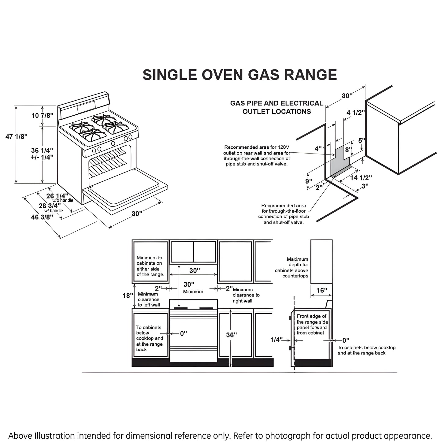 HOTPOINT  30" Free-Standing Standard Clean Gas Range - RGBS400DMBB-KT