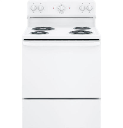 HOTPOINT 30" Free-Standing Electric Range - RBS160DMWW-KT