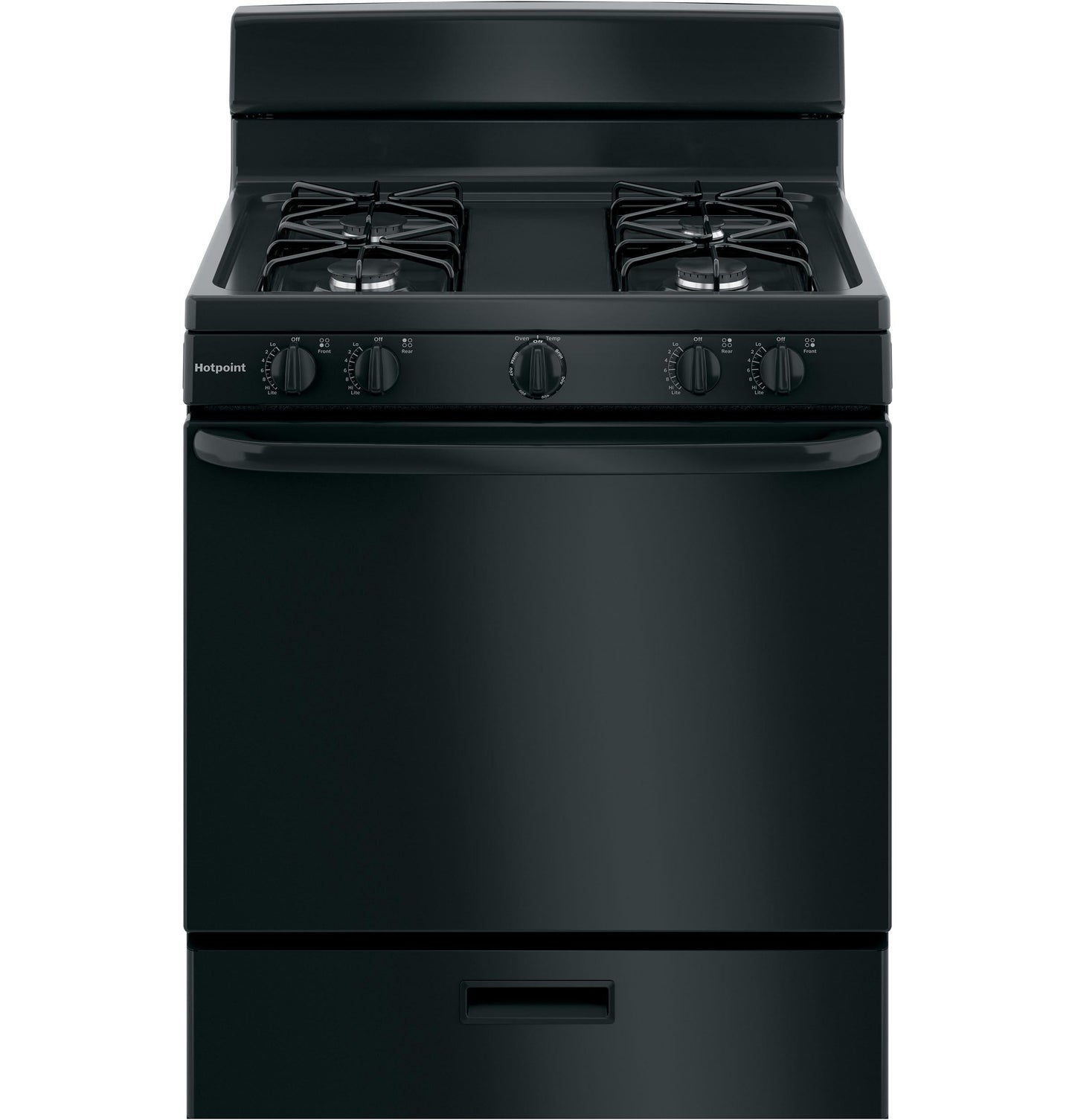 HOTPOINT RGBS300DMBB Hotpoint 30" Free-Standing Gas Range - RGBS300DMBB-KT