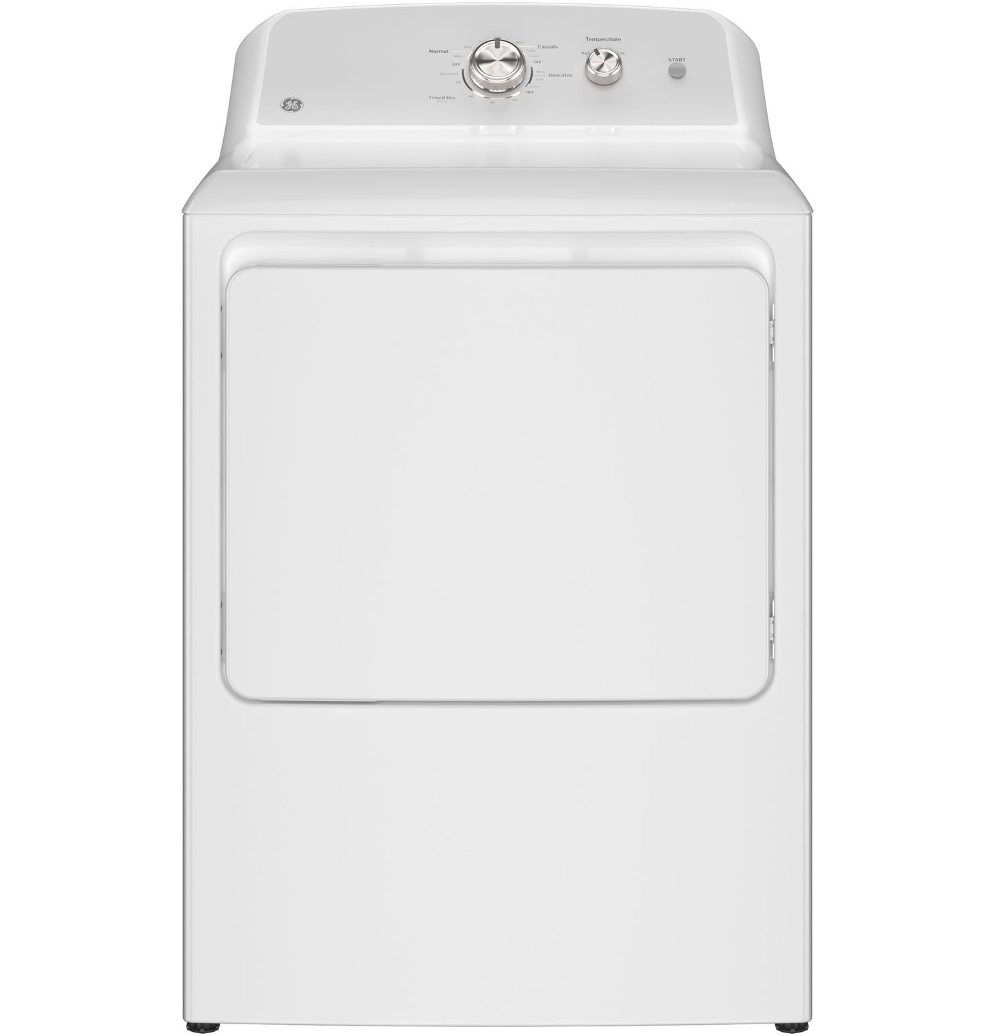 GE APPLIANCES GTX38GASWWS GE(R) 6.2 cu. ft. Capacity Gas&#x00A0;Dryer with Up To 120 ft. Venting and Shallow Depth&#x200B; - GTX38GASWWS-KT