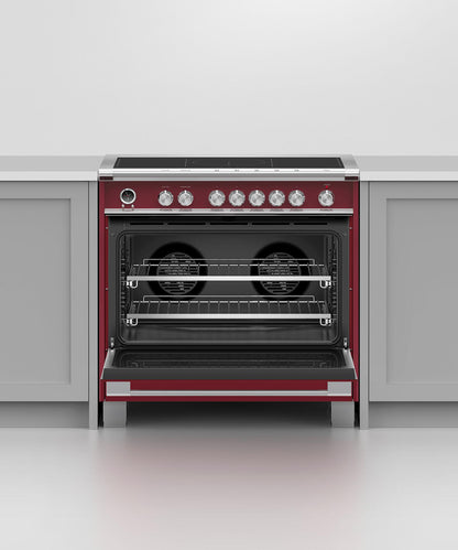 FISHER & PAYKEL OR36SCI6R1 Induction Range, 36", 5 Zones with SmartZone, Self-cleaning - OR36SCI6R1-KT