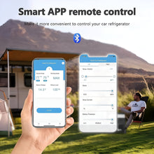 Load image into Gallery viewer, AOBOSI Portable Refrigerator on Wheels Dual Door Dual Zone 45qt/42L - J42
