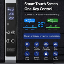 Load image into Gallery viewer, AOBOSI Portable Refrigerator on Wheels Dual Door Dual Zone 45qt/42L - J42
