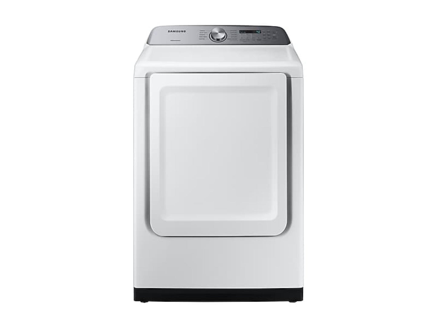 SAMSUNG DVE50R5200W 7.4 cu. ft. Electric Dryer with Sensor Dry in White - DVE50R5200W-KT