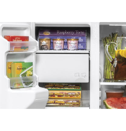 GE APPLIANCES GSS25IYNFS GE® 25.1 Cu. Ft. Fingerprint Resistant Side-By-Side Refrigerator - GSS25IYNFS-KT