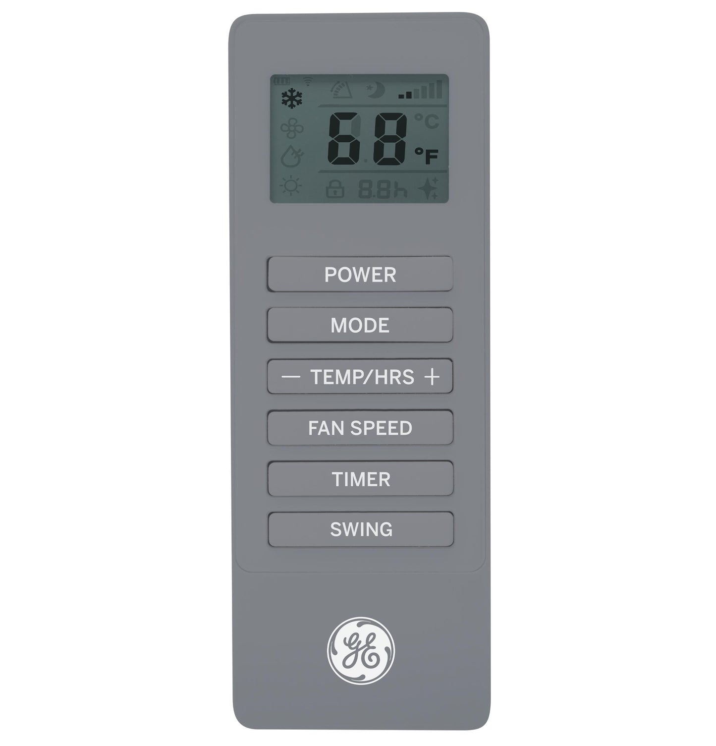 GE APPLIANCES APWD10JASG GE(R) 10,500 BTU Smart Portable Air Conditioner with Dehumidifier and Remote, Grey - APWD10JASG-KT