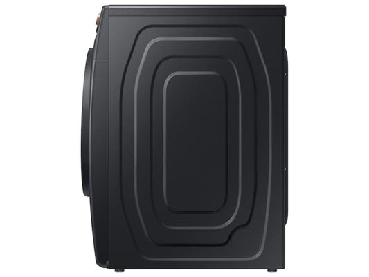 SAMSUNG 7.5 cu. ft. AI Smart Dial Electric Dryer with Super Speed Dry and MultiControl(TM) in Brushed Black - DVE46BG6500VA3-KT