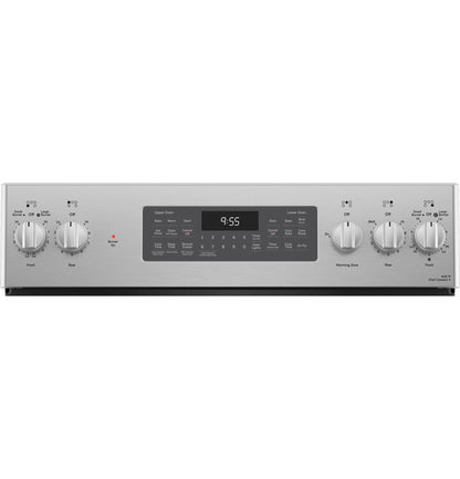 GE APPLIANCES PB965YPFS GE Profile™ 30" Smart Free-Standing Electric Double Oven Convection Range with No Preheat Air Fry - PB965YPFS-KT