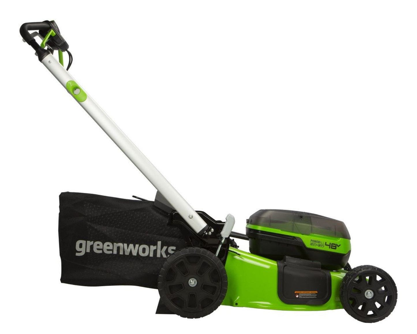 Greenworks 48V (2x24V) 21" Cordless Battery Self-Propelled Lawn Mower w/ (4) 4.0Ah USB Batteries & (2) Dual Port Chargers - 2532902