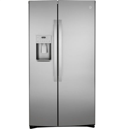 GE APPLIANCES GSS25IYNFS GE® 25.1 Cu. Ft. Fingerprint Resistant Side-By-Side Refrigerator - GSS25IYNFS-KT