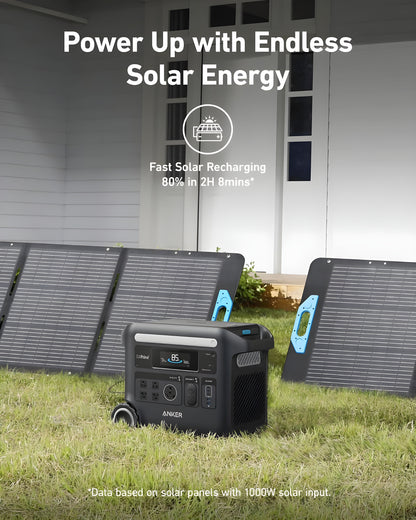 Anker SOLIX F2600 Portable Power Station 2560Wh 2400W New - A1781111