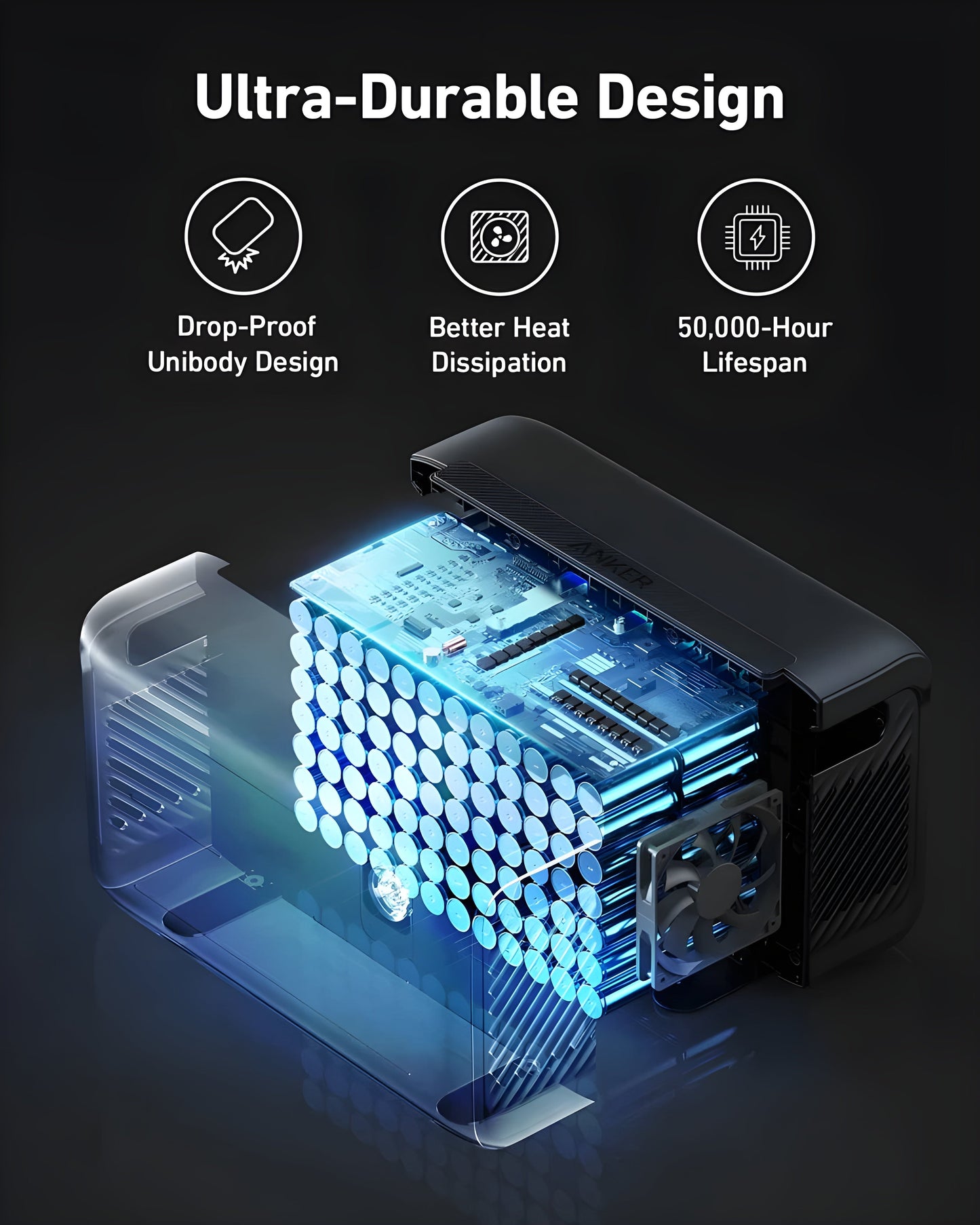 Anker SOLIX BP2600 Expansion Battery 2560Wh New - A1781111-85