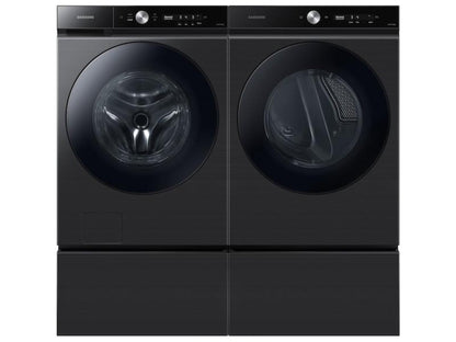 SAMSUNG Bespoke 7.6 cu. ft. Ultra Capacity Electric Dryer with Super Speed Dry and AI Smart Dial in Brushed Black - DVE53BB8700VA3-KT