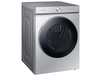SAMSUNG Bespoke 7.6 cu. ft. Ultra Capacity Electric Dryer with AI Optimal Dry and Super Speed Dry in Silver Steel - DVE53BB8900TA3-KT