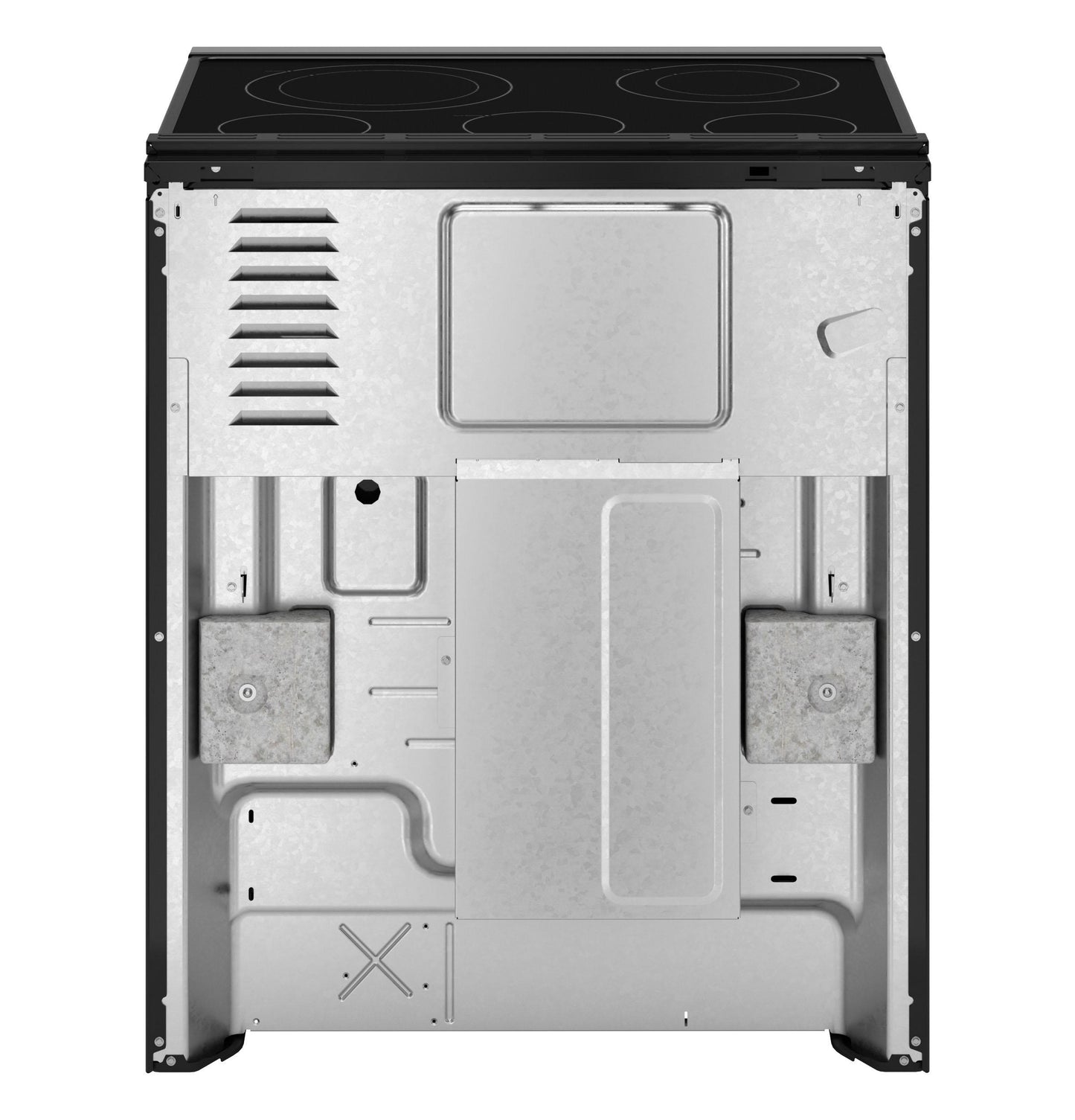 GE APPLIANCES GRS600AVFS GE(R) 30" Slide-In Electric Convection Range with No Preheat Air Fry and EasyWash(TM) Oven Tray - GRS600AVFS-KT