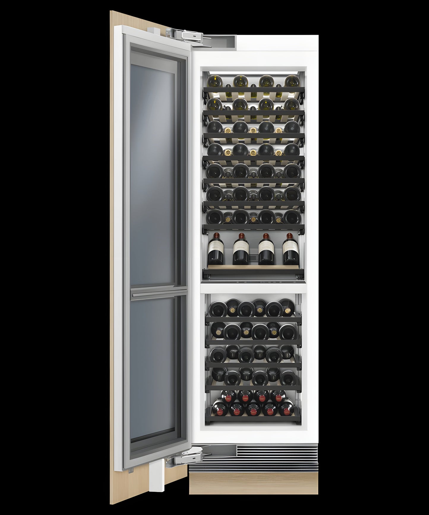 FISHER & PAYKEL RS2484VL2K1 Integrated Column Wine Cabinet, 24" - RS2484VL2K1-KT