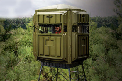 Advantage Hunting Elevated Hunting Blinds With 10' Galvanized QP Kit Advantage Hunting - 5031061