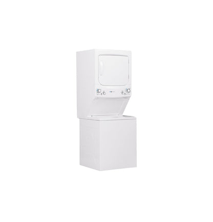 GE Unitized Spacemaker Washer & Electric Dryer, 3.8 cu. ft. Washer - GUD27ESSMWW-KT