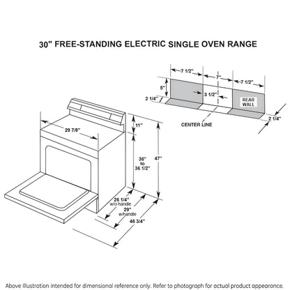 HOTPOINT RBS160DMBB Hotpoint 30" Free-Standing Electric Range -RBS160DMBB-KT