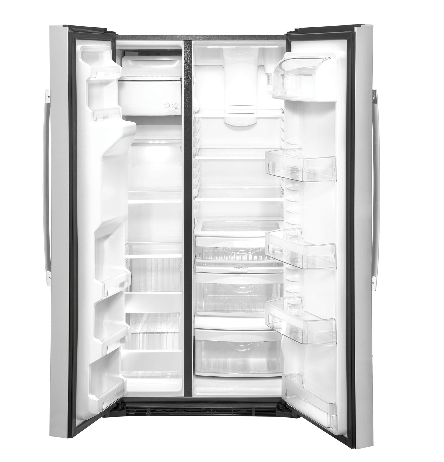 GE APPLIANCES GSS25IYNFS GE® 25.1 Cu. Ft. Fingerprint Resistant Side-By-Side Refrigerator - GSS25IYNFS-KT