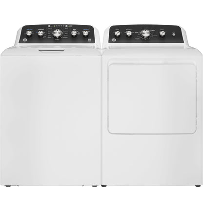 GE APPLIANCES GTD48GASWWB GE(R) 7.2 cu. ft. Capacity Gas Dryer with Up To 120 ft. Venting and Extended Tumble - GTD48GASWWB-KT