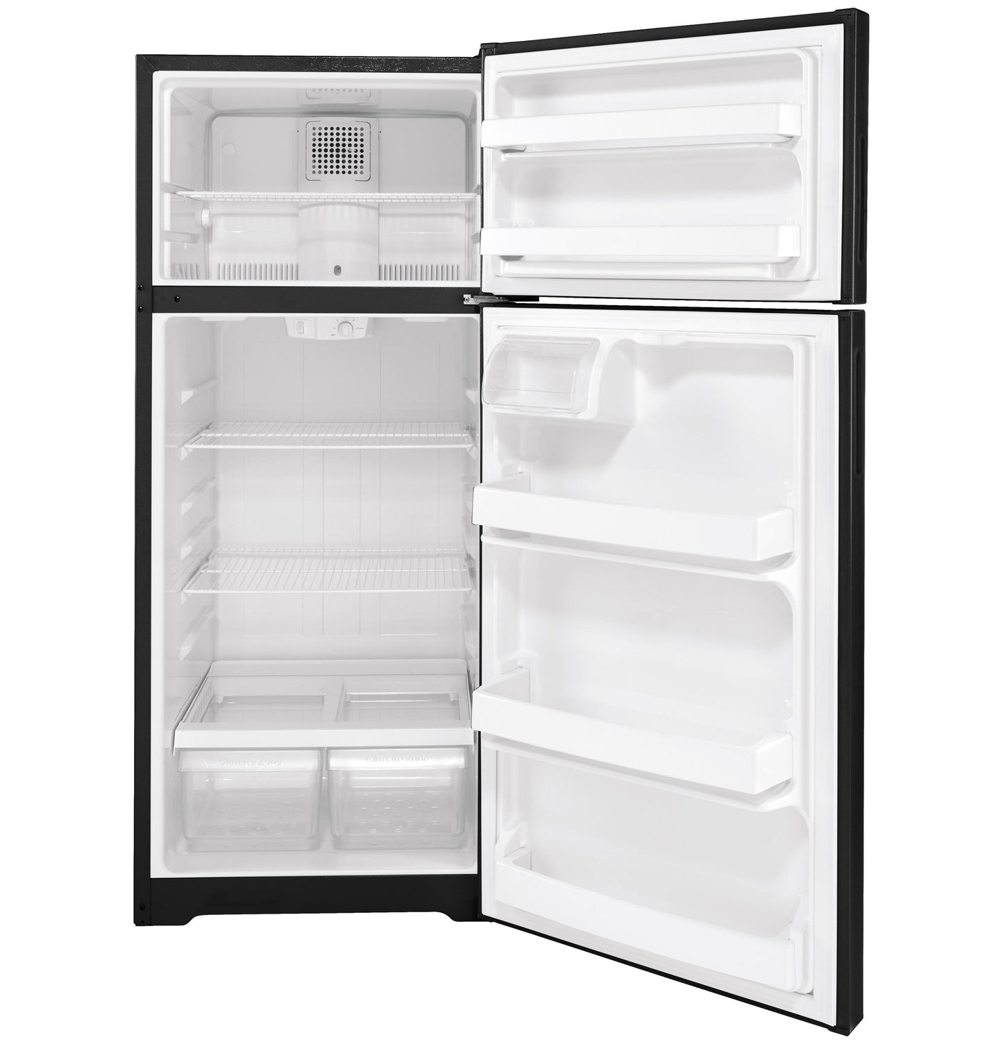 HOTPOINT 17.5 Cu. Ft. Recessed Handle Top-Freezer Refrigerator - HPS18BTNRBB-KT
