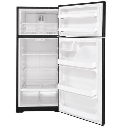 HOTPOINT 17.5 Cu. Ft. Recessed Handle Top-Freezer Refrigerator - HPS18BTNRBB-KT