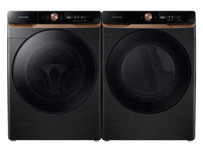SAMSUNG 7.5 cu. ft. AI Smart Dial Electric Dryer with Super Speed Dry and MultiControl(TM) in Brushed Black - DVE46BG6500VA3-KT