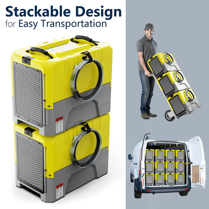 ALORAIR® Storm LGR Extreme 85 Pint Commercial Restoration Dehumidifiers Pack of 4 - 4*Strom LGR Extreme in Yellow