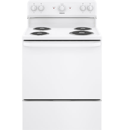 HOTPOINT 30" Free-Standing Electric Range - RBS160DMWW-KT